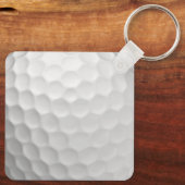 Golfball mit Personalisiertem Text und Nummer Schlüsselanhänger (Rückseite)