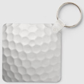 Golfball mit Personalisiertem Text und Nummer Schlüsselanhänger (Rückseite)