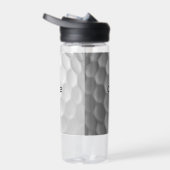 Golfball mit Personalisiertem Text und Nummer Trinkflasche (Rechts)