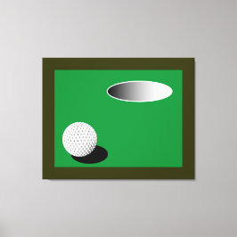 GOLFBALL N CUP LEINWANDDRUCK
