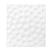 Golfball Notizblock (Vorderseite)