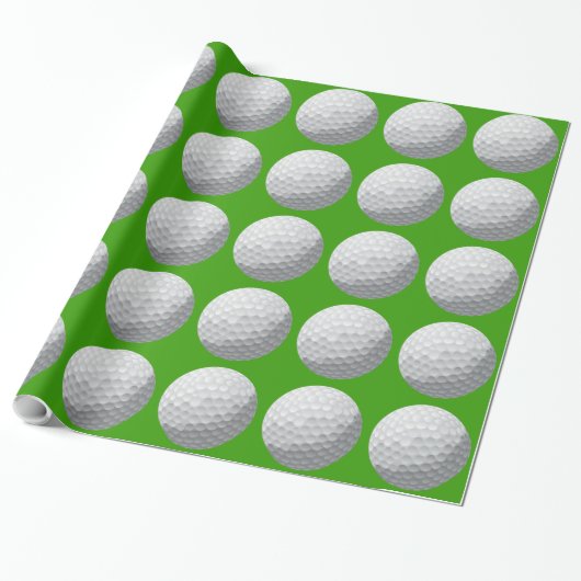 Golfball-Packpapier. Geschenkpapier (Ungerollt)