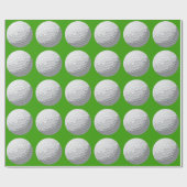 Golfball-Packpapier. Geschenkpapier (Flach)