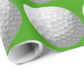 Golfball-Packpapier. Geschenkpapier (Rolleneckpunkt)