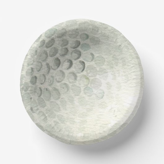 Golfball-Papierteller Pappteller (Vorderseite)