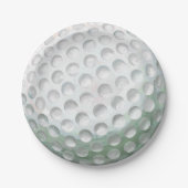 Golfball Pappteller (Vorderseite)
