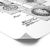 Golfball-Patent Poster (Ecke)