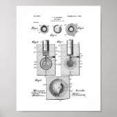 Golfball-Patent Poster (Vorne)