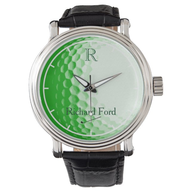 Golfball personalisiert armbanduhr (Vorderseite)