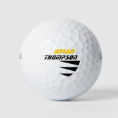 Golfball personalisiert mit Namen (Vorderseite)