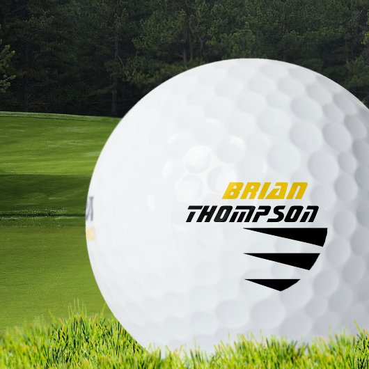 Golfball personalisiert mit Namen