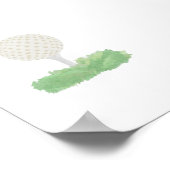 Golfball-Poster Poster (Ecke)