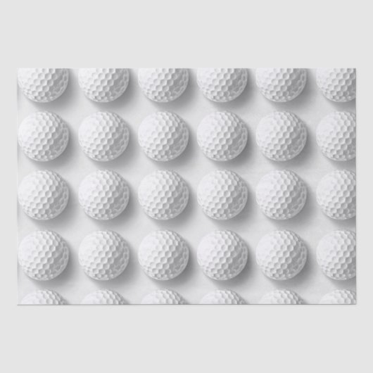 Golfball Seidenpapier (Vorderseite)