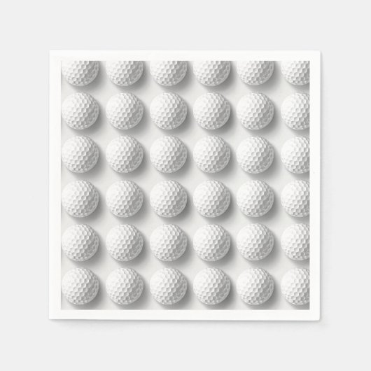 Golfball Serviette (Vorderseite)