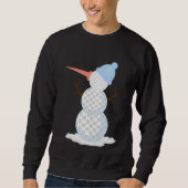 Golfball Snowman Sweatshirt (Vorderseite)