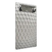 Golfball-Sport Mini Klemmbrett (Schrägansicht)