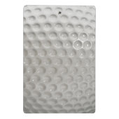 Golfball-Sport Mini Klemmbrett (Rückseite)