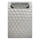 Golfball-Sport Mini Klemmbrett (Vorderseite)