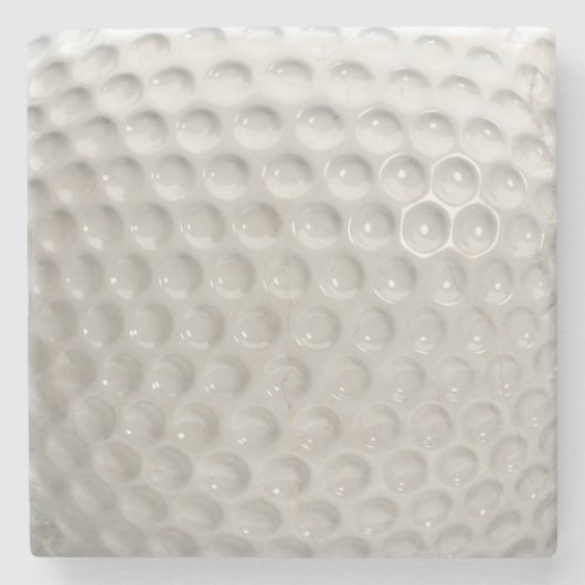 Golfball-Sport Steinuntersetzer (Vorderseite)