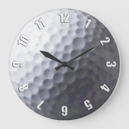 Golfball-Sport-Uhr-Entwurf Große Wanduhr