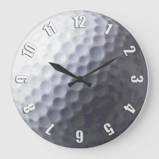 Golfball-Sport-Uhr-Entwurf Große Wanduhr