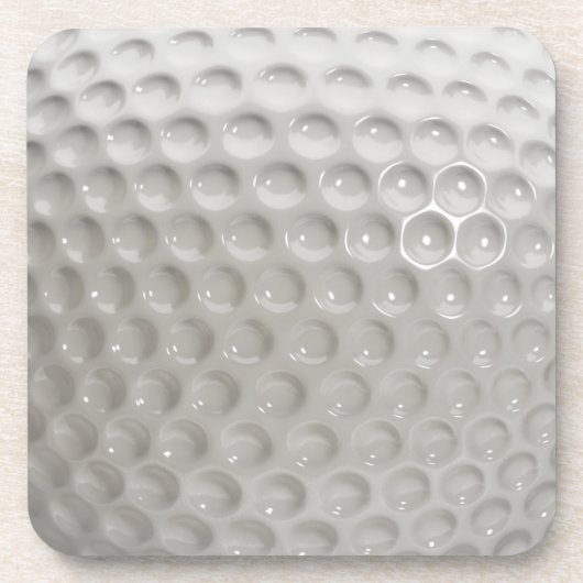 Golfball-Sport Untersetzer (Vorderseite)