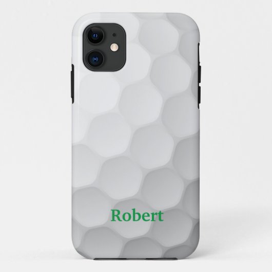 Golfball-Telefonzelle Case-Mate iPhone Hülle (Rückseite)