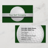 Golfball themenorientiert visitenkarte (Vorne/Hinten)