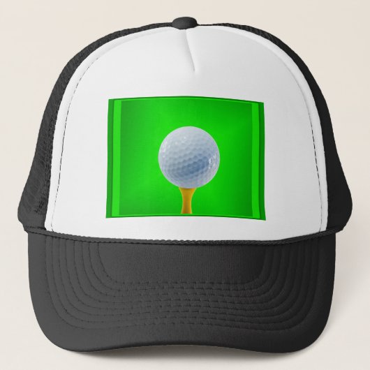 Golfball Truckerkappe (Vorderseite)