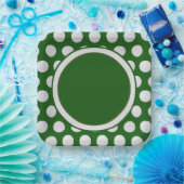 Golfball überall auf grünem Hintergrund Pappteller (Party)