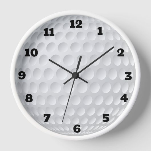 Golfball-Uhr Uhr (Vorderseite)