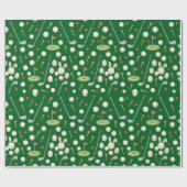 Golfball und Abschlag für Golfer zu Ostern Geschenkpapier (Flach)