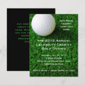 Golfball-und Rasen-kundenspezifische Einladung (Vorne/Hinten)
