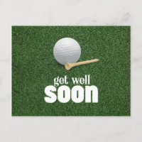 Golfball und Tee Bringen Sie sich auf grünem Gras