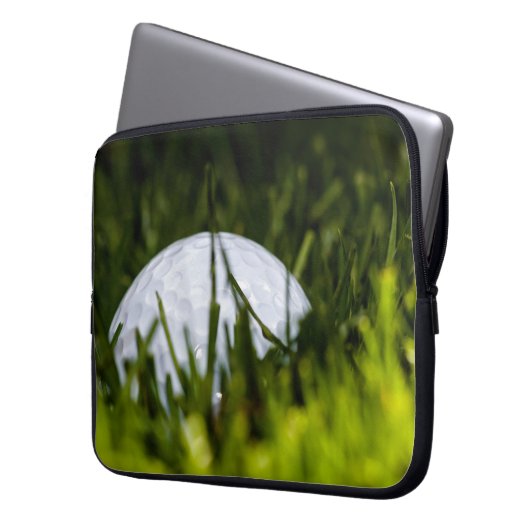 Golfball Versteck Remix Laptopschutzhülle (Vorderseite Links)