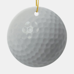 GOLFBALL-VERZIERUNG KERAMIK ORNAMENT
