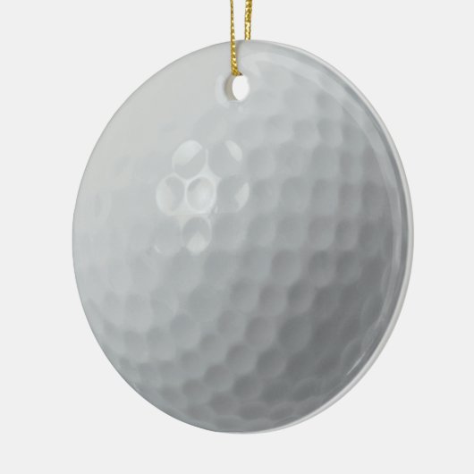GOLFBALL-VERZIERUNG KERAMIK ORNAMENT (Links)