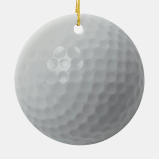 GOLFBALL-VERZIERUNG KERAMIK ORNAMENT (Hinten)