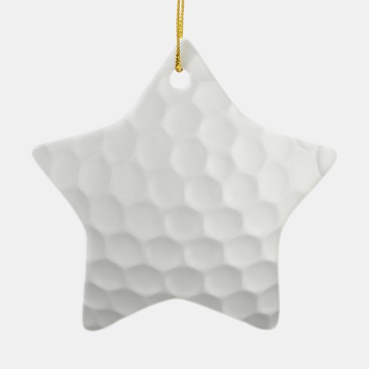 Golfball-Verzierung Keramik Ornament (Vorne)