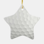 Golfball-Verzierung Keramik Ornament (Hinten)