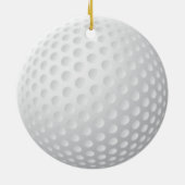 Golfball-Verzierung Keramik Ornament (Hinten)