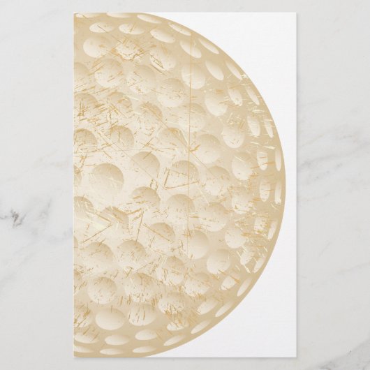 Golfball Vintage Briefpapier (Vorderseite)