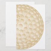 Golfball Vintage Briefpapier (Vorne/Hinten)