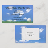 Golfball Visitenkarte (Vorne/Hinten)