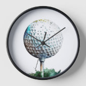 Golfball Wall Uhr (Vorderseite)