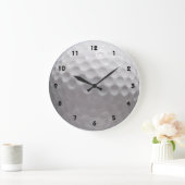 Golfball-Wall-Uhr mit Zahlen Große Wanduhr (Zuhause)