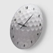 Golfball-Wall-Uhr mit Zahlen Große Wanduhr (Winkel)