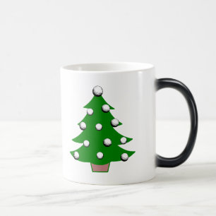Golfball-Weihnachtsbaum Verwandlungstasse