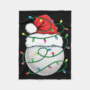 Golfball-Weihnachtsmannmütze Männer Frauen Weihnac Fleecedecke