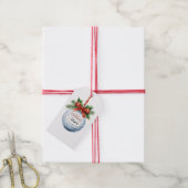 Golfball Weihnachtsthema Geschenkanhänger (Mit Garn)